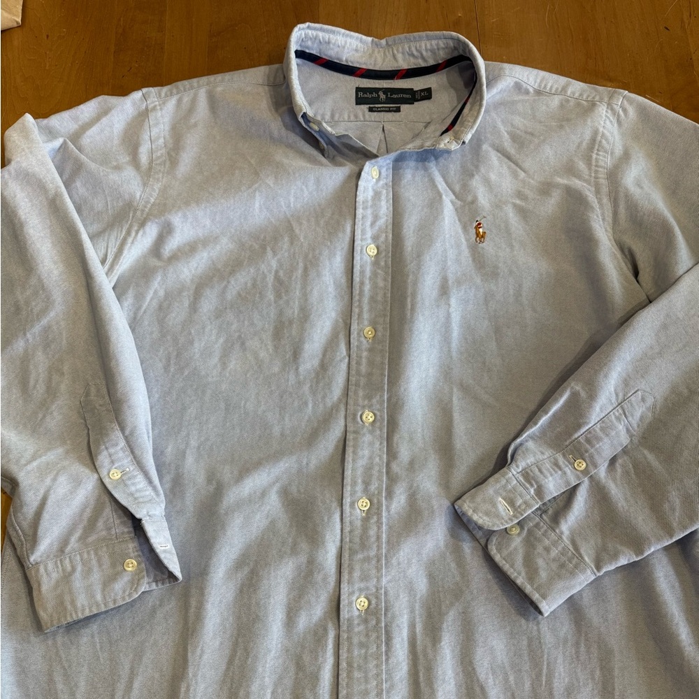 Polo by Ralph Lauren Men's Blue Shirt
